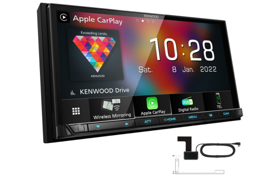 Kenwood DMX 8021DABS- 2DIN 7.0" Radio multimédia sans fil Carplay/Android Auto, Image 2