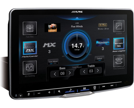 Récepteur multimédia Alpine iLX-F905D Halo9 1-DIN