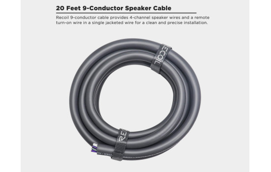 Câble haut-parleur Recoil 18 AWG OFC, 9 conducteurs, 1,3 mm², 6 m, Image 2