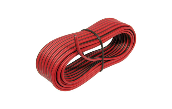 Câble pour haut-parleur 2x0.75mm2 b / rd 10m