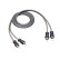Câble RCA OFC Recoil Echo 2 canaux 90 cm