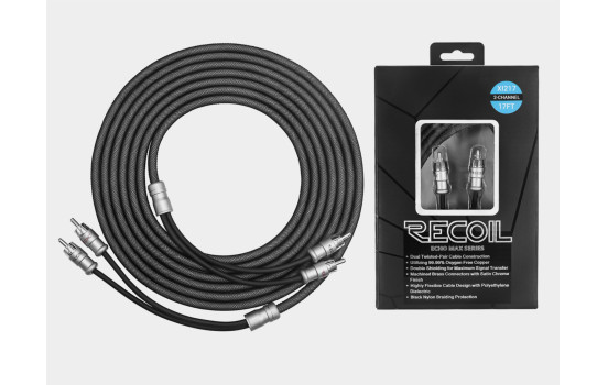 Câble RCA Recoil Echo Max Premium OFC 2 canaux 510 cm, Image 2