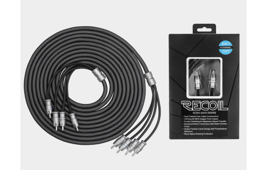 Câble RCA Recoil Echo Max Premium OFC 4 canaux 510 cm, Image 2