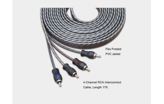 Câble RCA Recoil Echo OFC 4 canaux 510 cm, Image 2