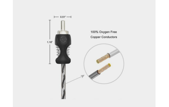 Câble RCA Recoil Echo OFC 4 canaux 510 cm, Image 4