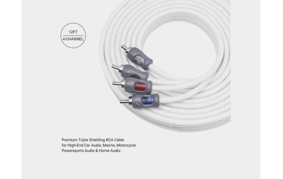Câble RCA Recoil Marine OFC 4 canaux 360 cm, Image 5