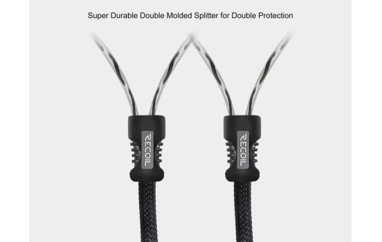 Câble RCA Recoil Premium OFC 2 canaux 510 cm, Image 2