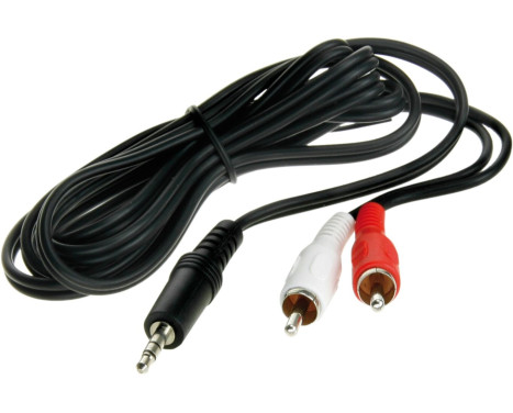 Prise stéréo 3,5 mm stéréo vers prise Cinch 1,5 m (prise RCA)