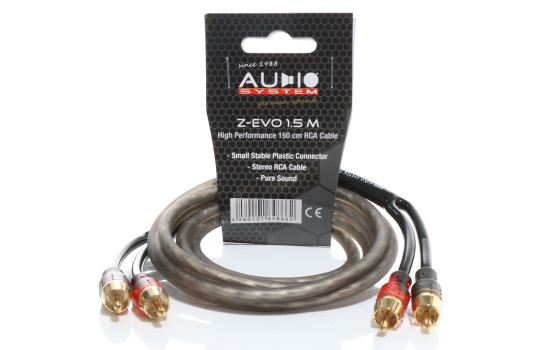 SYSTÈME AUDIO CÂBLE RCA HAUTE PERFORMANCE Câble cinch 1500 mm, Image 2