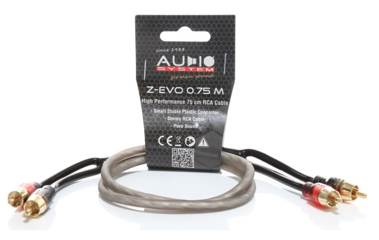 SYSTÈME AUDIO CÂBLE RCA HAUTE PERFORMANCECâble cinch 750 mm, Image 2