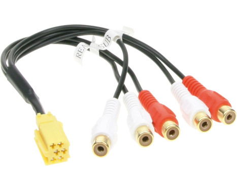 Adaptateur préamplificateur Mini ISO > Cinch