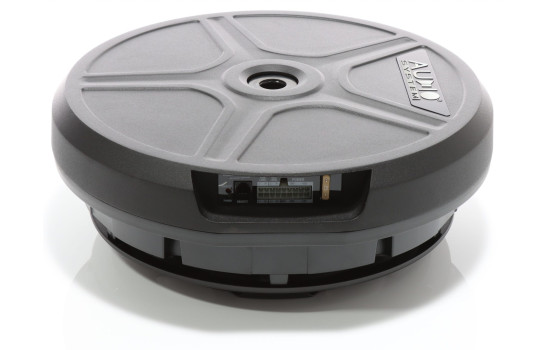Caisson de basse à roue de secours de 28 cm dans un boîtier en aluminium avec amplificateur mono interne + KIT DE MONT, Image 4