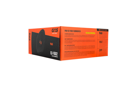 GAS MAD Niveau 2 Caisson de Basses 15" 2x2 Ohm, Image 7