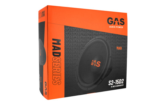 GAS MAD Niveau 2 Caisson de Basses 15" 2x2 Ohm, Image 9