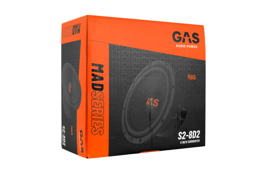 GAS MAD Niveau 2 Caisson de Basses 8" 2x2 Ohm, Image 7