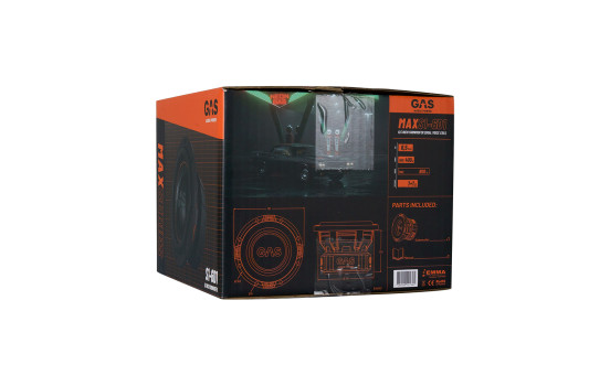 GAS MAX Niveau 1 Caisson de Basses 6,5" 2x1 Ohm, Image 9