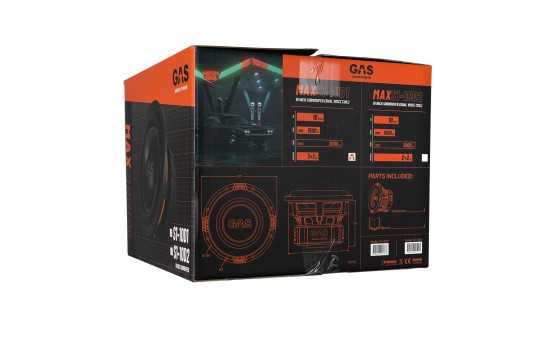 GAS MAX Niveau 2 Caisson de Basses 10" 2x1 Ohm, Image 5