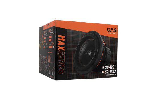 GAS MAX Niveau 2 Caisson de Basses 12" 2x2 Ohm, Image 12