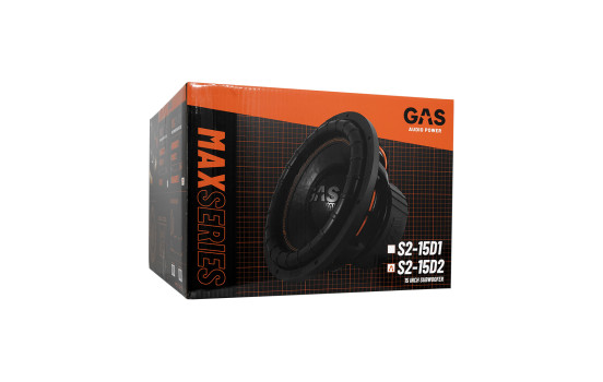 GAS MAX Niveau 2 Caisson de Basses 15" 2x2 Ohm, Image 3