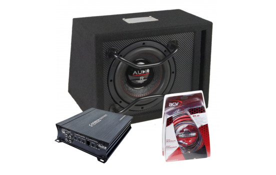 SYSTÈME AUDIO Ensemble caisson de basses R08 EVO BR + CARBON-500.1D + WK-20