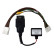 Adaptateur de caméra de recul avec dongle OBD inclus.