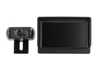 Moniteur de caméra de recul 4,3" avec émetteur vidéo pour camping-cars et caravanes, sans fil