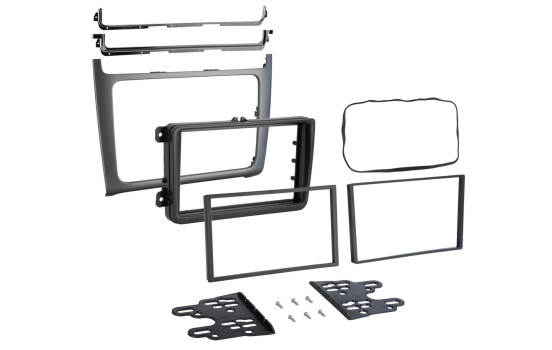 Cadre 2-DIN Volkswagen Polo 2014-2017 Argent, Image 4