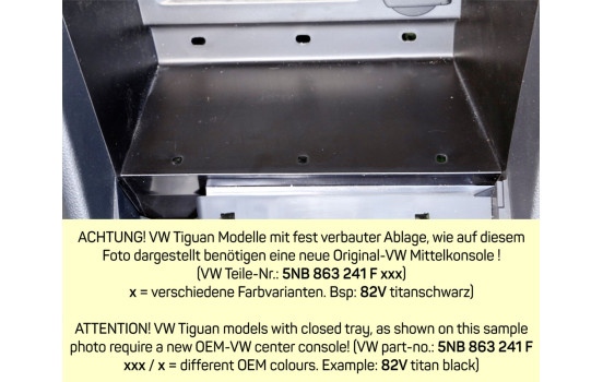 Chargeur sans fil INBAY Volkswagen Tiguan II 2016-2021 - 15W, Image 3