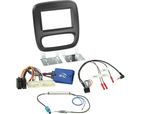 Kit 2-DIN Climatisation manuelle Fiat/Nissan/Opel/Renault