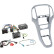 Kit 2 DIN + Kit adaptateur radio Opel Astra 2009-2016 Couleur: Argent Platine