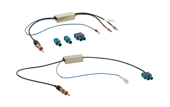 Kit 9"/7" VW Polo 04/2014-07/2017 adaptateur/antenne noir, Image 4