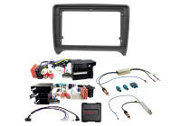 Kit 9" Audi TT (8J) 04/2006-03/2014 noir SWC/antenne