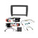 Kit 9" Audi TT (8J) 04/2006-03/2014 noir SWC/antenne