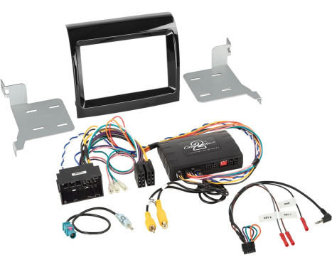 Kit d'installation 2 DIN + Adaptateur info Fiat Ducato/ Citroën Jumper/ Peugeot Boxer (250*) 2016-> Peinture pia