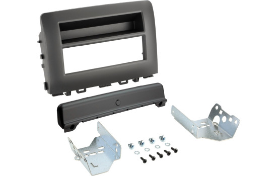 Panneau 1-DIN avec compartiment de rangement Kia Rio 2017-2023 - Couleur: noir