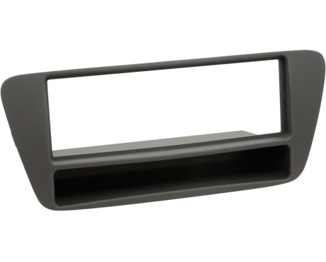 Panneau 1-DIN avec plateau de rangement. Audi Q3 2011-2019 Couleur: Noir