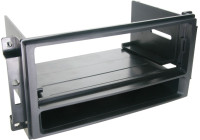 Panneau 1-DIN avec plateau de rangement. Chrysler - Dodge - Jeep Couleur: Noir
