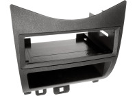 Panneau 1-DIN avec plateau de rangement. Honda Accord 2002-2008 Couleur: Noir