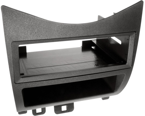 Panneau 1-DIN avec plateau de rangement. Honda Accord 2002-2008 Couleur: Noir