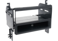 Panneau 1-DIN avec plateau de rangement. Hyundai Tucson 2005-2010 Couleur: Noir