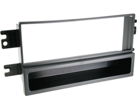 Panneau 1-DIN avec plateau de rangement. Kia Cerato 2003-2005 Couleur: Noir