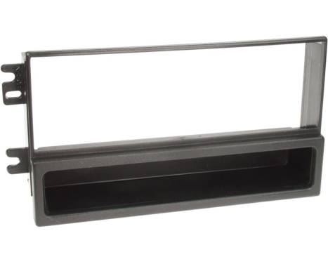 Panneau 1-DIN avec plateau de rangement. Kia Sorento 2002-2006 Couleur: Noir