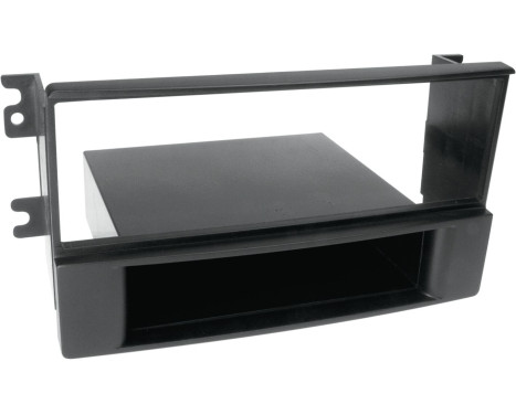 Panneau 1-DIN avec plateau de rangement. Kia Sorento 2006-2009 Couleur: Noir