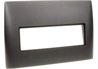 Panneau 1-DIN Fiat Stilo (192) 2001-2007 Couleur: Noir
