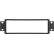 Panneau 1-DIN Renault Trafic III 05/2021-2023 - Couleur: noir