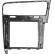 Panneau 2-Din 10" avec compartiment de rangement pour VW Golf 7 2012-2020 Noir, Vignette 5