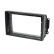 Panneau 2-DIN 9" pour différents modèles Mercedes, noir, Vignette 4