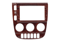 Panneau 2-DIN 9" pour Mercedes-Benz Classe ML (1998-2005), aspect bois