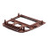 Panneau 2-DIN 9" pour Mercedes-Benz Classe ML (1998-2005), aspect bois, Vignette 3
