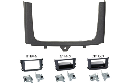 Panneau 2 DIN accessoires OEM Smart ForTwo City-Coupé BR451 Facelift, Cabrio A451 Facelift 2010-2015, Image 5